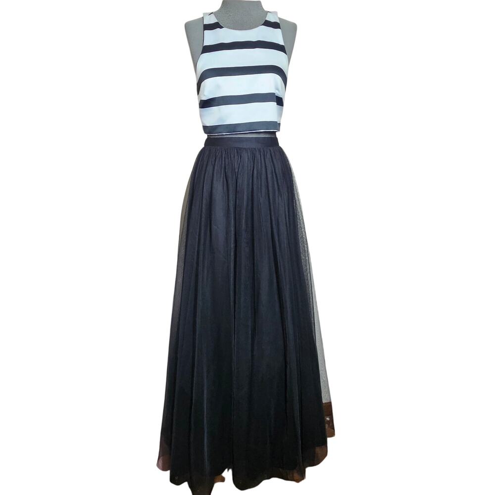 Black and White Maxi Dress Size 1